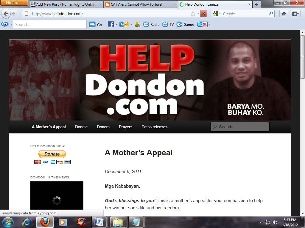 [Appeal] OFW on death row- www.helpdondon.com