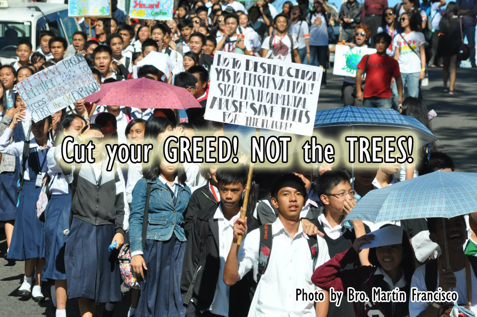 [Photo blog] Images of protest action against Greed – Photos by Bro. Martin&nbsp;Francisco