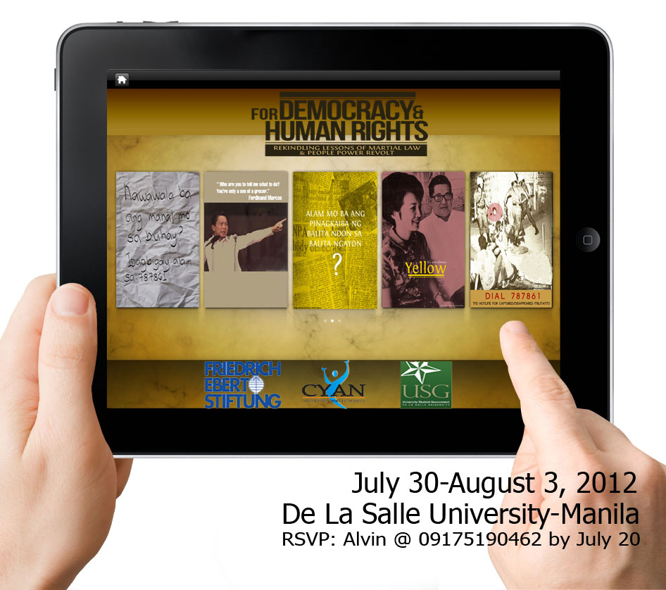 [Event] Invitation for Democracy and Human Rights Exhibit –&nbsp;CYAN