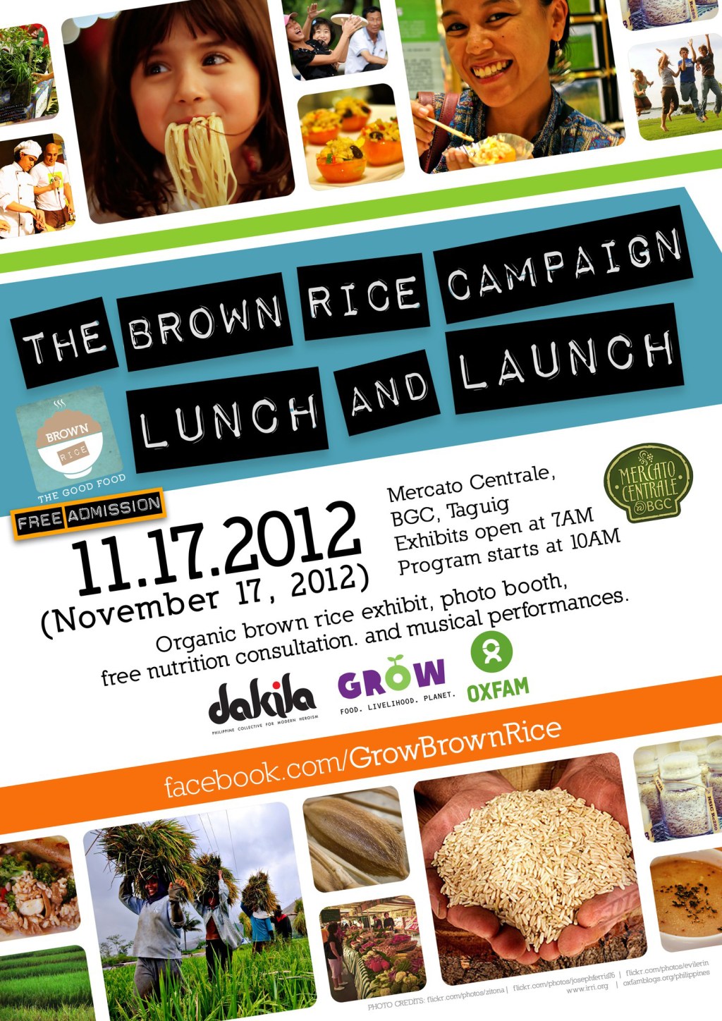 [Event/Advisory] Brown rice campaign lunch and launch at Mercato Centrale&nbsp;-Dakila