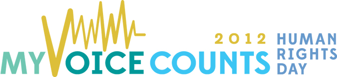 [From the web] Human Rights Day 2012- Your voice, your right. Your #VoiceCounts&nbsp;-OHCHR