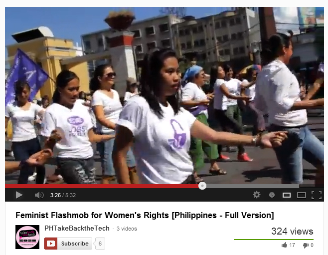 [Featured Video] Feminist Flashmob for Women’s Rights -PH&nbsp;TakeBacktheTech
