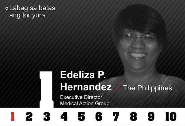 [From the web] Edeliza P. Hernandez: Ten Portraits against Torture and Impunity&nbsp;-OMCT
