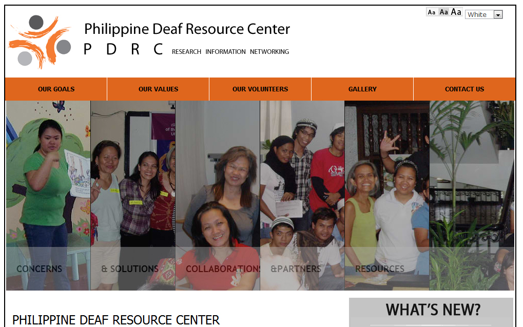 [Featured Site] Philippine Deaf Resource Center -www.phildeafres.org