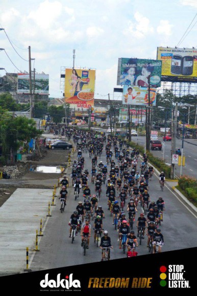 More than 400 cyclists joined the ride