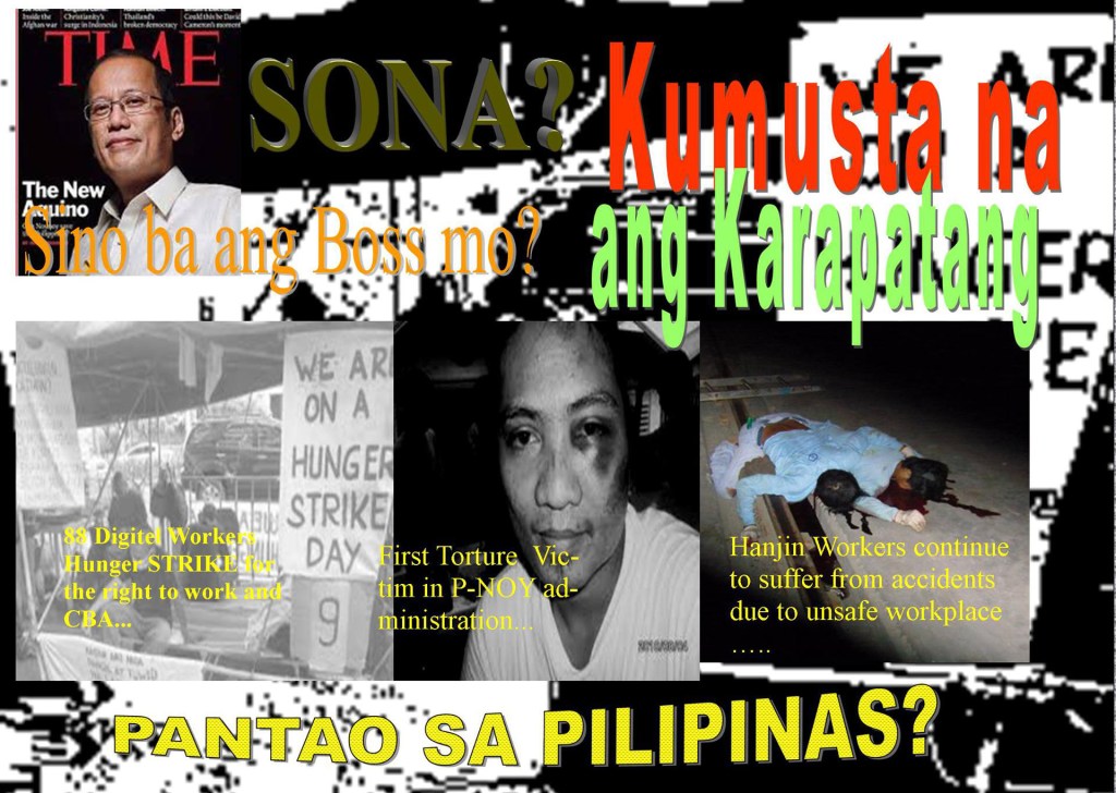 [Statement] Pnoy’s Midterm SONA: Highlighting Same Road to the Present Crisis&nbsp;-Kilusan