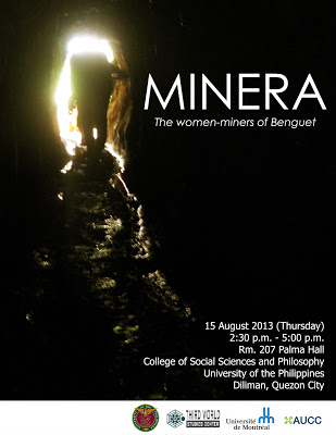 [Event] Screening of two video documentaries “Alas-as: Sitting on a Volcano” and “Minera:Women-miners of Benguet”&nbsp;-UPTWSC
