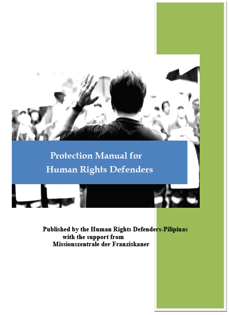 [Resources] Protection Manual for Human Rights Defenders&nbsp;-HRD-P