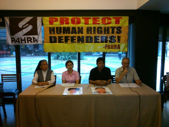 PAHRA in a presscon CHR Commissioners as defenders or violators of human rights