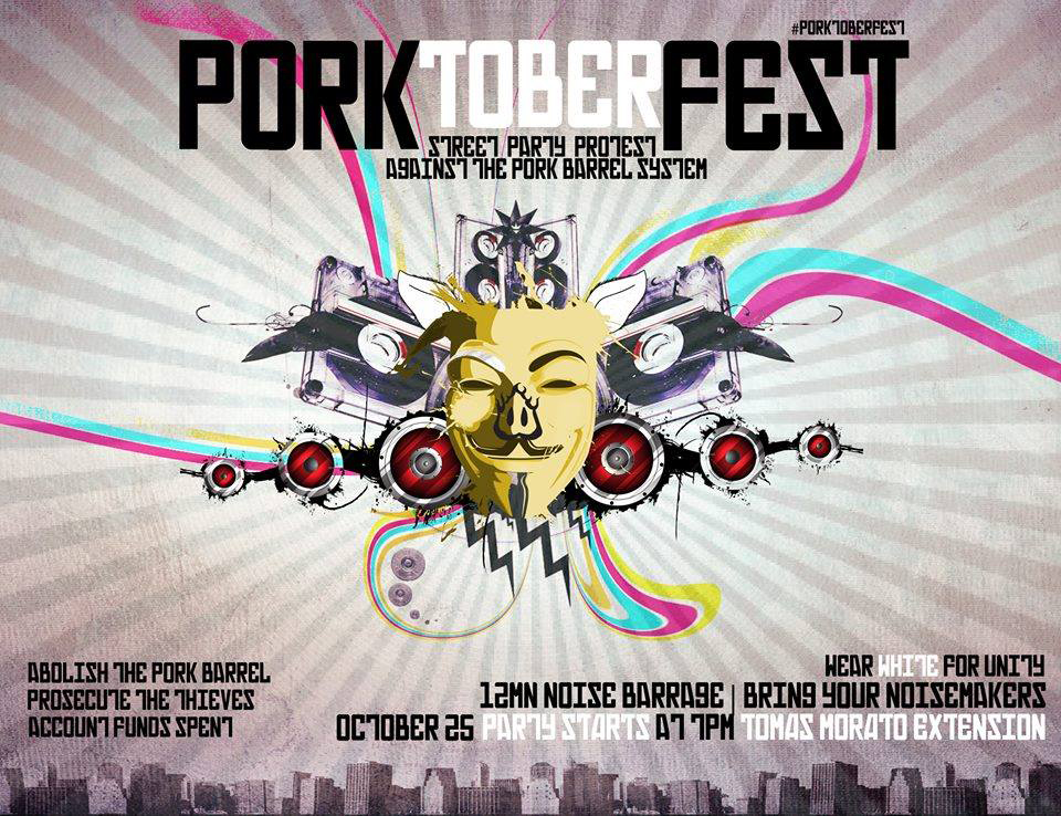 [Event] #PORKTOBERFEST – A Street Party Protest Against the Pork Barrel&nbsp;System