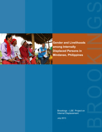 [Resources] Gender and Livelihoods among Internally Displaced Persons in Mindanao, Philippines -idpproject.wordpress.com