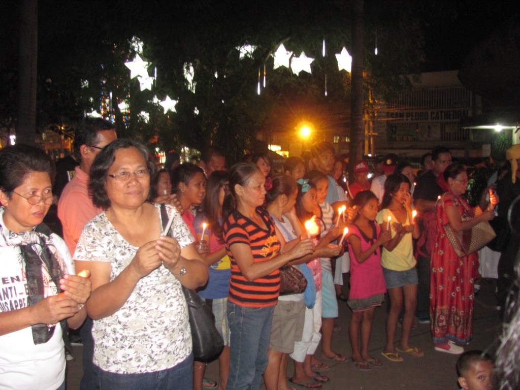 LightUP4 Yolanda, LightUP4 Rights, in Davao. Photo by TFDP Mindanao