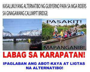 isyu sa Calumpit Bridge