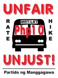 MRT LRT fare hike Photo By PM
