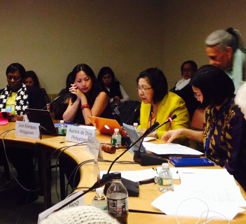 [Press Release] Philippines underscore need to Address Climate Change as well as Sex Trafficking at UN&nbsp;-CATW-AP
