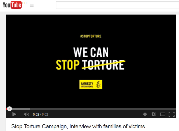 [Video] Stop Torture Campaign, Interview with families of victims&nbsp;-AIph