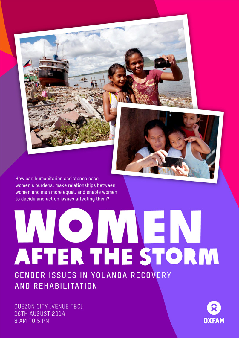 [Event] Forum: Women After the Storm&nbsp;-Oxfam