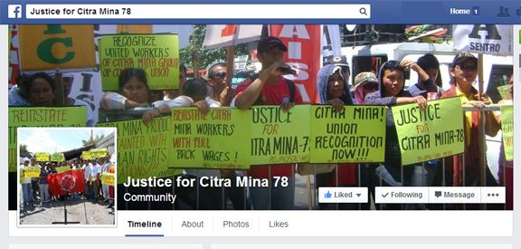 [Featured Site] Justice for Citra Mina 78 FB&nbsp;page