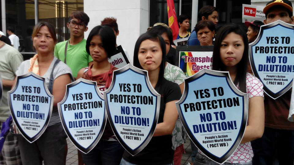 [Press Release] CSOs reject diluted World Bank&nbsp;safeguards