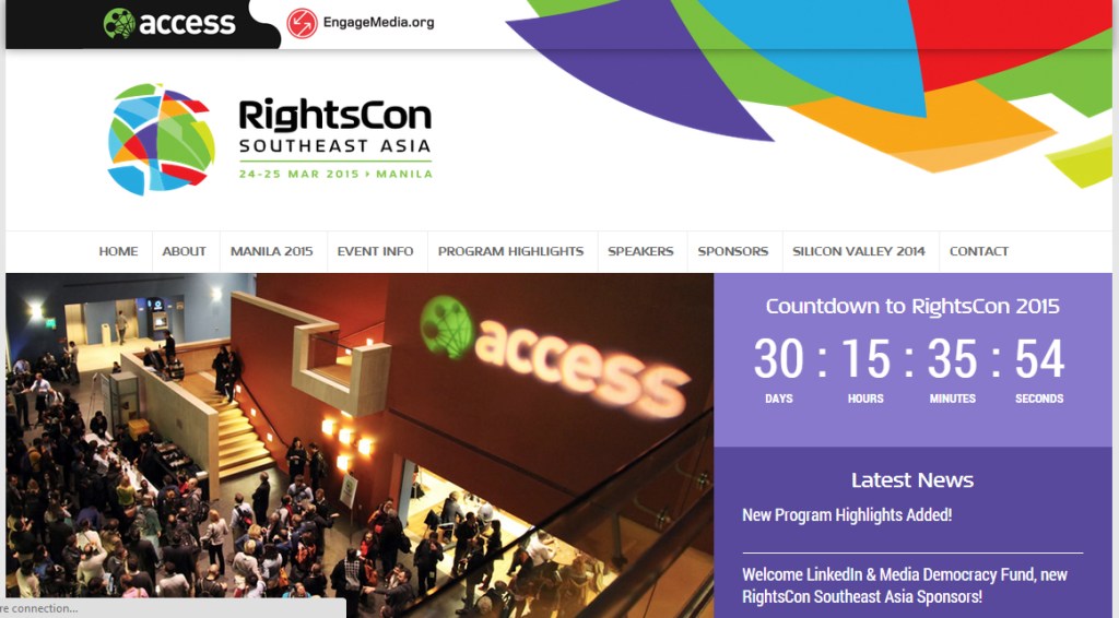 [Event] RightsCon Southeast&nbsp;Asia
