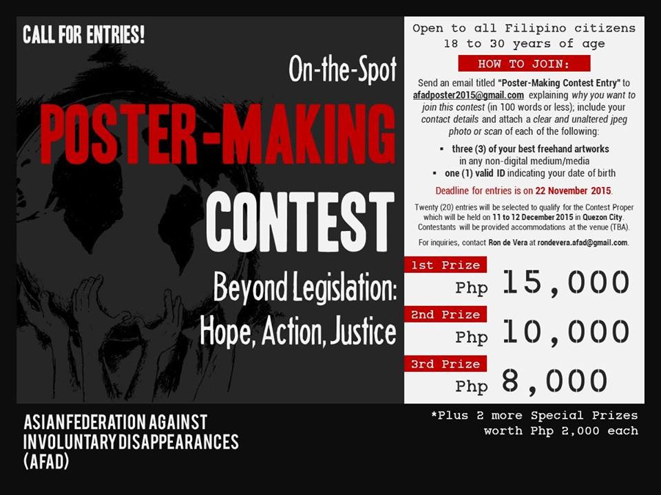 afad poster making contest