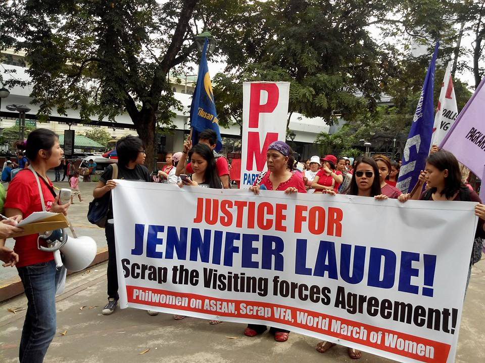 “We are all Jennifer! Photo by Justice for Jennifer Laude FB page” bilang Human Rights Pinduteros’ Choice for HR Photos