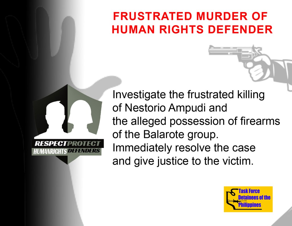 [Urgent Appeal] Frustrated Murder of Human Rights Defender&nbsp;-TFDP