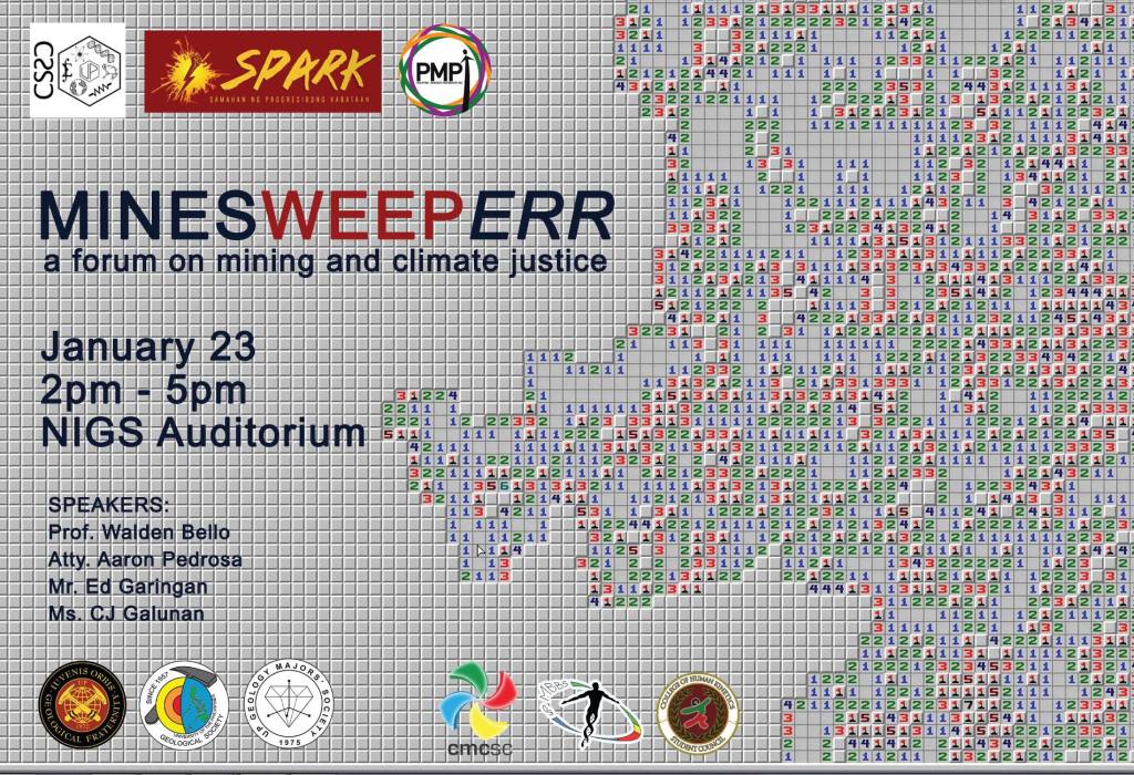 [Event] MinesWEEPerr: A Forum on Mining and Climate Justice -UPCSSC/SPARK/PMPI