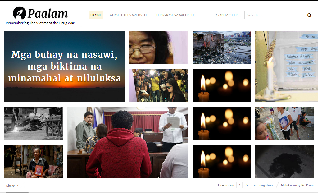 [Featured site] Paalam.org – Remembering the victims of drug&nbsp;war