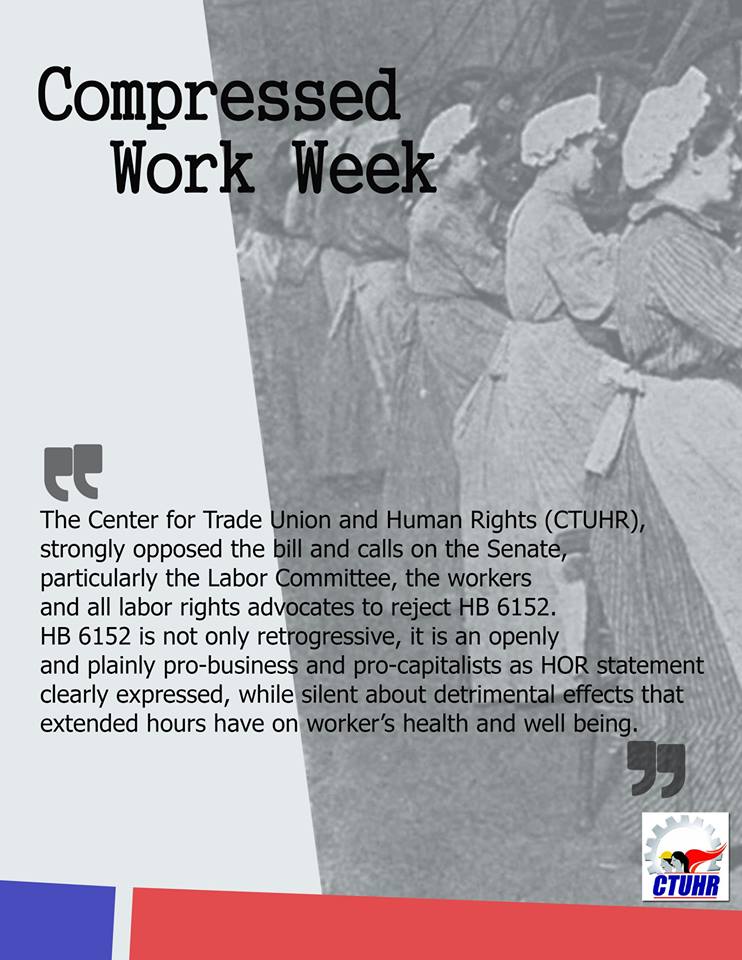 [Statement] On Proposed Compressed Work Week&nbsp;-CTUHR