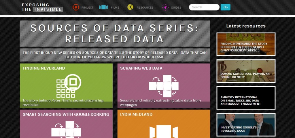 [Featured site] exposingtheinvisible.org