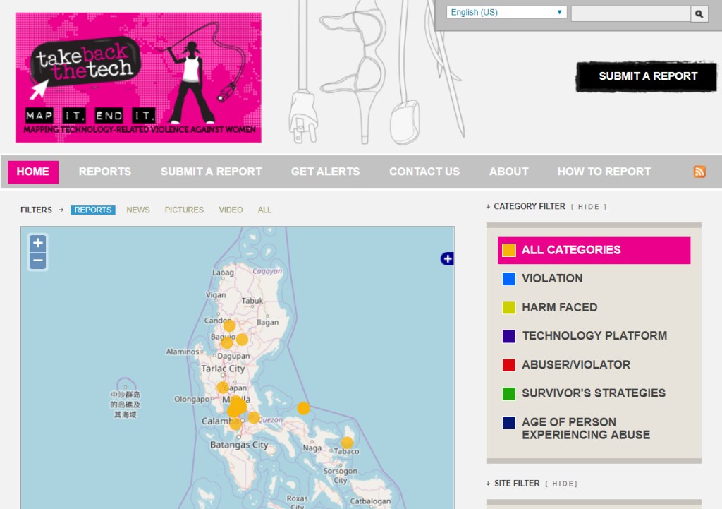 [Featured site] MAP IT! Report technology-related violence against women – Take Back The&nbsp;Tech/FMA