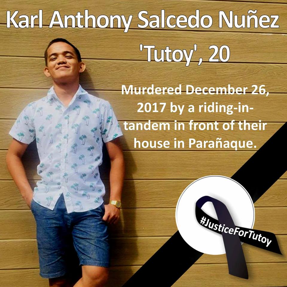 [Event] Indignation event and community caravan #JusticeforTutoy Karl Anthony Nuñez -iDEFEND/Kilusan