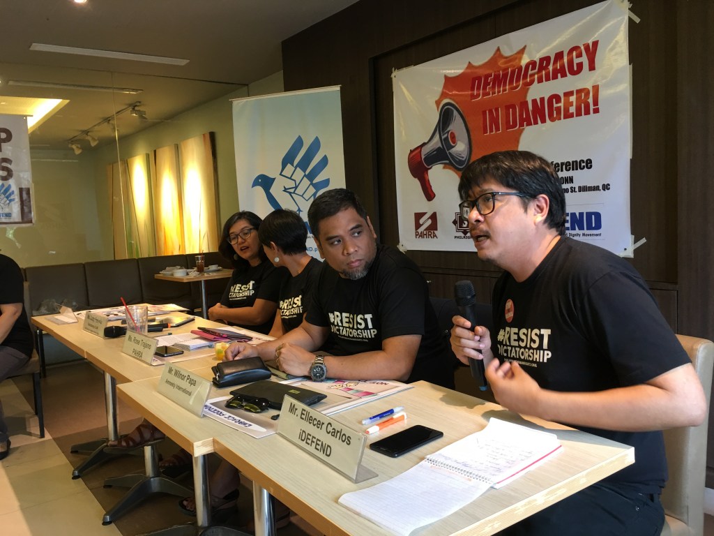 [Press Release] Philippine democracy in danger —&nbsp;IDEFEND