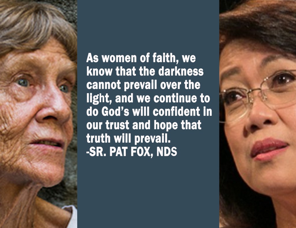 [Right-up] Open Letter of Sr. Pat to CJ&nbsp;Sereno