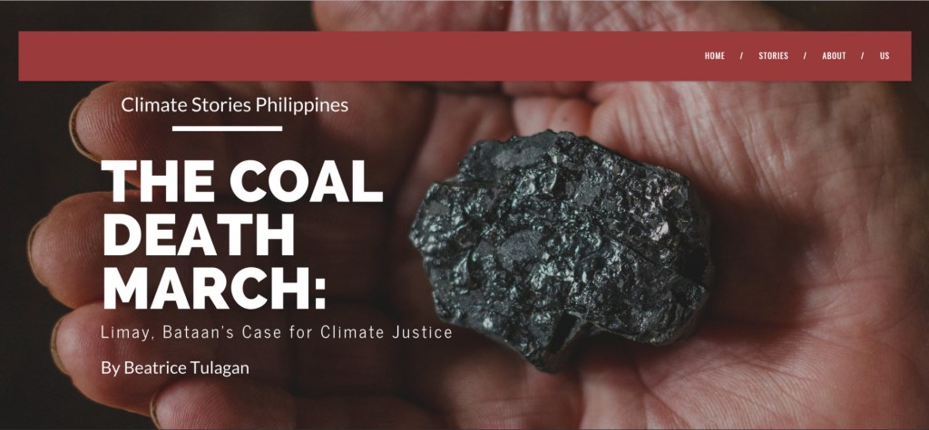 [From the web] The Coal Death March: Limay, Bataan’s Case for Climate Justice -by Beatrice Tulagan, ClimateStories.ph