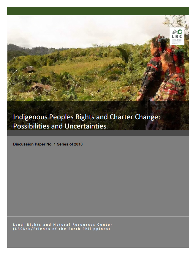 [Off-the-shelf] Indigenous Peoples Rights and Charter Change: Possibilities and Uncertainties&nbsp;-LRCKsK-FOE