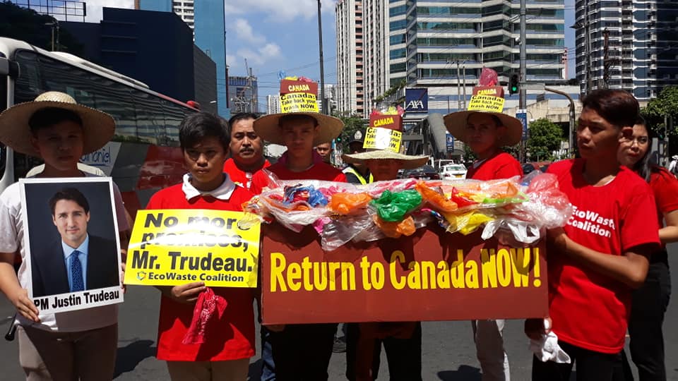 [Press Release] Filipino Protesters Troop to Canadian Embassy to Demand Re-Export of Illegal Garbage Shipments -EcoWaste&nbsp;Coalition