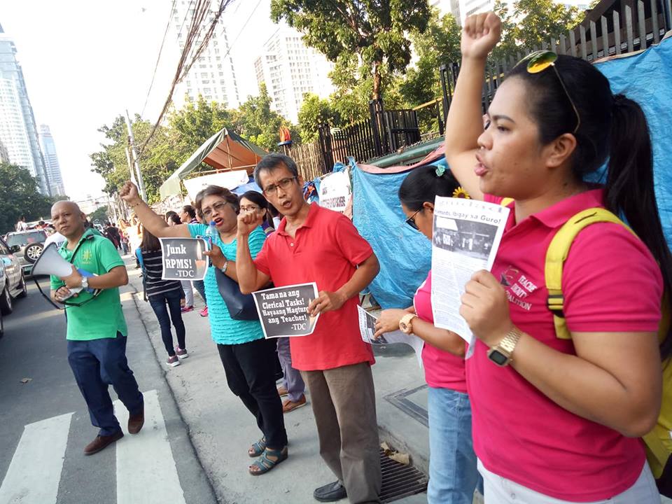 [Press Release] Teachers reiterate calls to stop RPMS and liberate them from clerical tasks&nbsp;-TDC