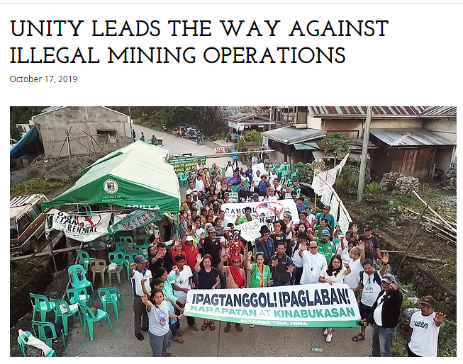 [Press Release] Unity leads the way against illegal mining operations&nbsp;-ATM