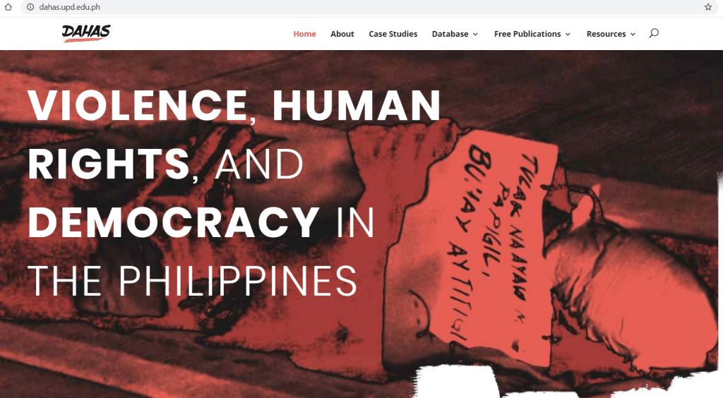[Featured site] DAHAS: Violence, Human Rights, and Democracy in the&nbsp;Philippines
