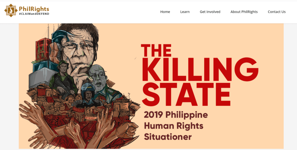[Off-the-shelf] The Killing State: 2019 Philippine Human Rights Situationer&nbsp;-PhilRights