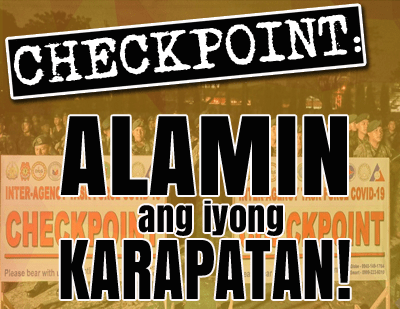 [Video] CHECKPOINT: Alamin ang iyong karapatan!&nbsp;-TFDP
