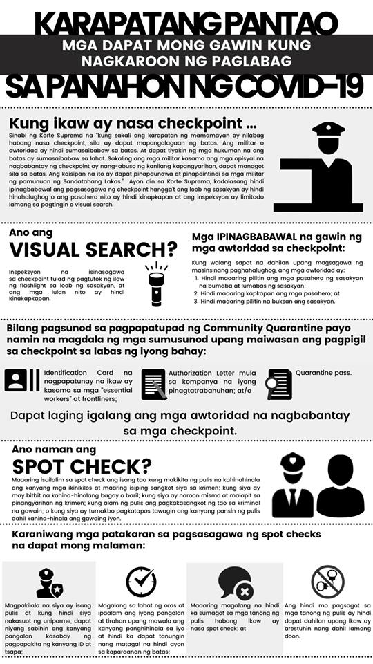 [Off-the-shelf] Narito ang mga dapat mong gawin kung nagkaroon ng paglabag ng karapatang pantao sa panahon ng COVID-19&nbsp;-CHR