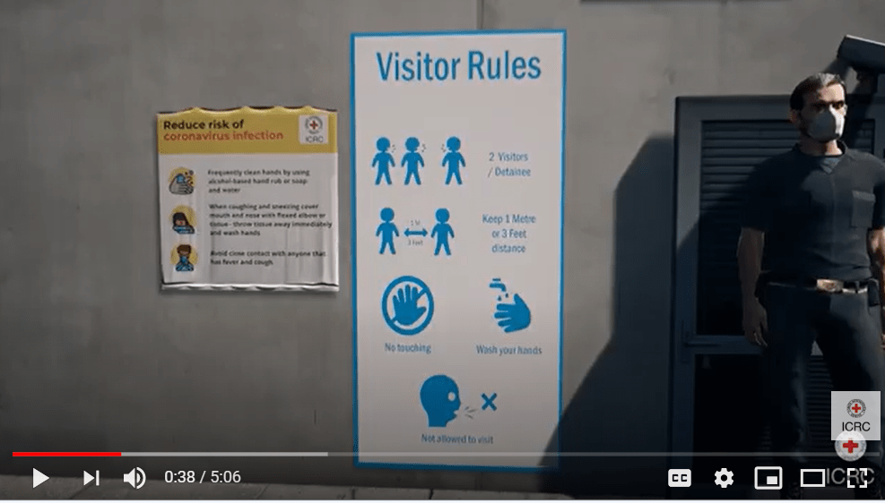 [Off-the-shelf] COVID-19 in detention: prevention, protection and information for visitors&nbsp;-ICRC