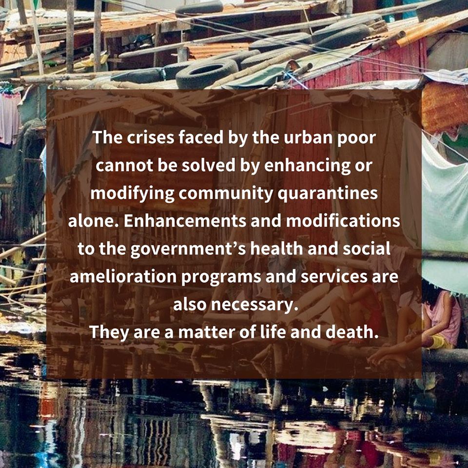 [Statement] The COVID-19 pandemic and the urban poor: a call to action&nbsp;-SALIGAN