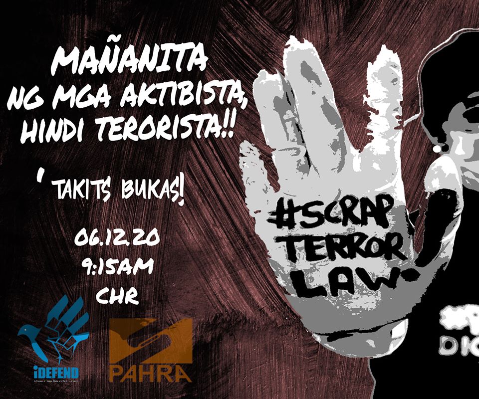 [Event] Mañanita ng mga Aktibista, hindi Terorista! -iDEFEND and&nbsp;PAHRA
