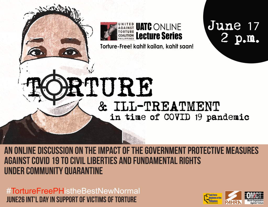[Video] UATC ONLINE LECTURE SERIES: Torture and ill-treatment in time of COVID19&nbsp;pandemic
