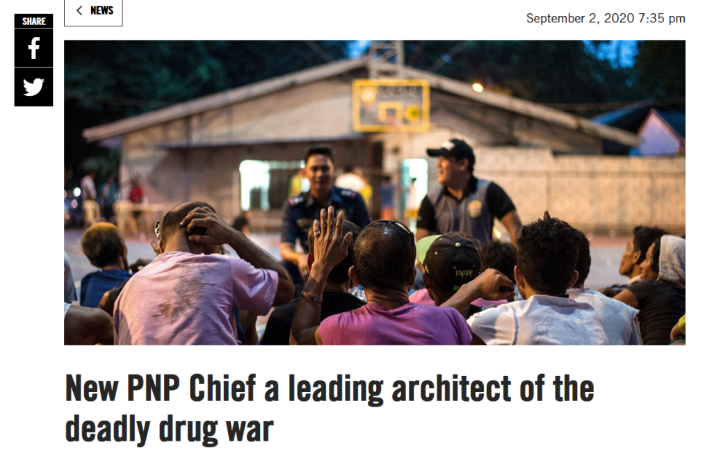 [From the web] New PNP Chief a leading architect of the deadly drug war&nbsp;-AIph