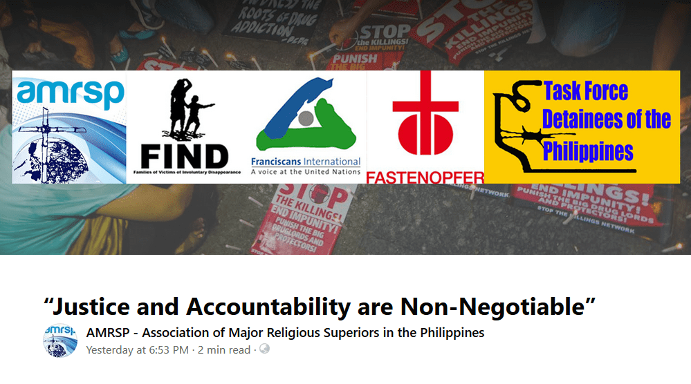 [Statement] Justice and accountability are&nbsp;non-negotiable